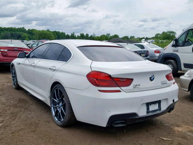 WBA6B4C55DD098702 - 2013 BMW 650 XI WHITE photo 3