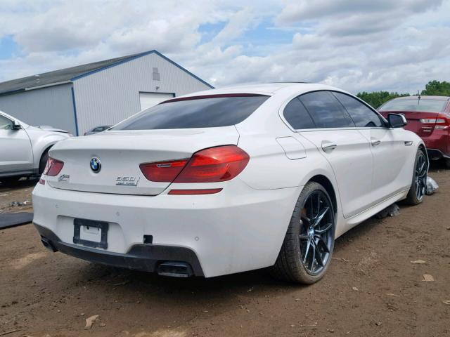 WBA6B4C55DD098702 - 2013 BMW 650 XI WHITE photo 4