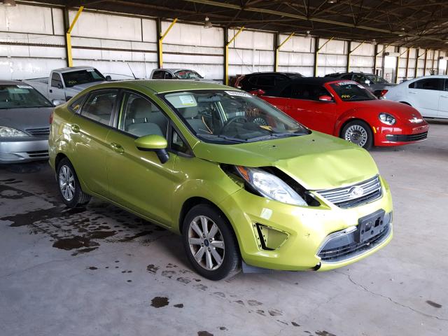 3FADP4BJ3CM170905 - 2012 FORD FIESTA SE GREEN photo 1