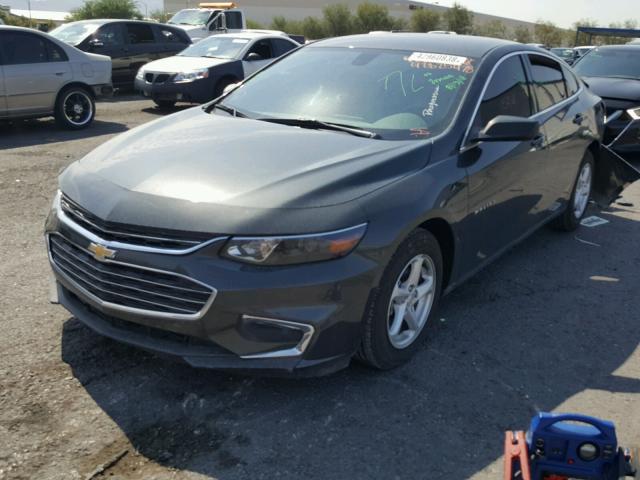 1G1ZB5ST5HF101008 - 2017 CHEVROLET MALIBU LS GREEN photo 2