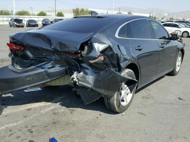 1G1ZB5ST5HF101008 - 2017 CHEVROLET MALIBU LS GREEN photo 4