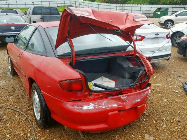 1G1JC1249X7160616 - 1999 CHEVROLET CAVALIER B RED photo 3