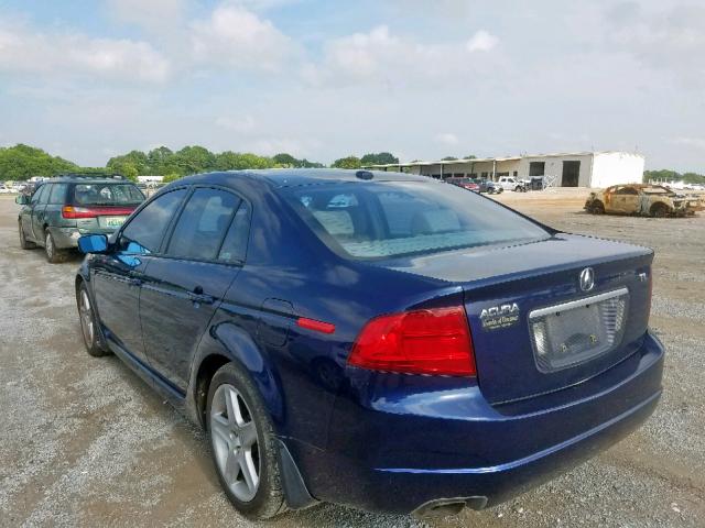 19UUA66276A002570 - 2006 ACURA 3.2TL BLUE photo 3