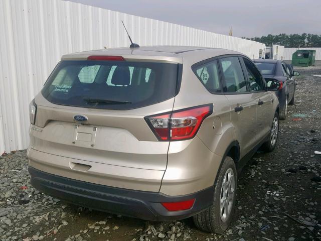 1FMCU0F79HUD21007 - 2017 FORD ESCAPE S TAN photo 4