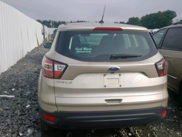 1FMCU0F79HUD21007 - 2017 FORD ESCAPE S TAN photo 9