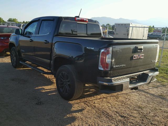 1GTG6CENXH1167216 - 2017 GMC CANYON SLE BLACK photo 3