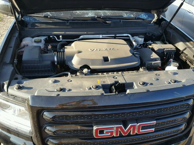 1GTG6CENXH1167216 - 2017 GMC CANYON SLE BLACK photo 7