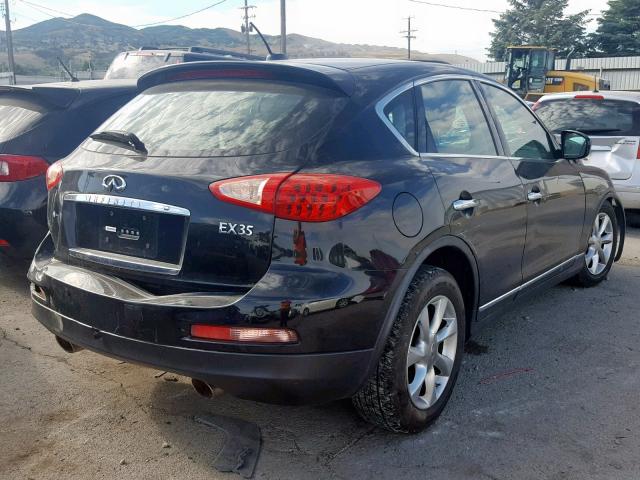 JNKAJ09F18M355609 - 2008 INFINITI EX35 BASE BLACK photo 4