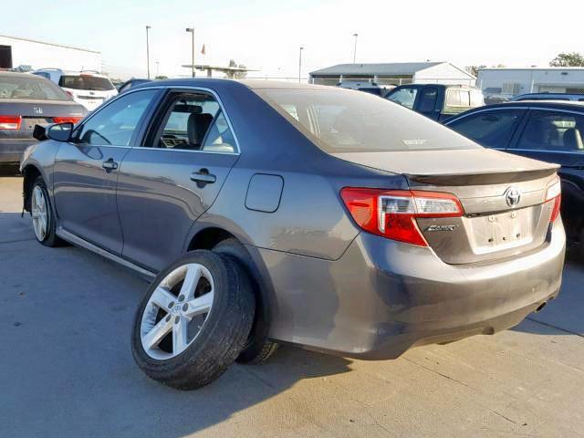 4T1BF1FK6EU830841 - 2014 TOYOTA CAMRY L GRAY photo 3