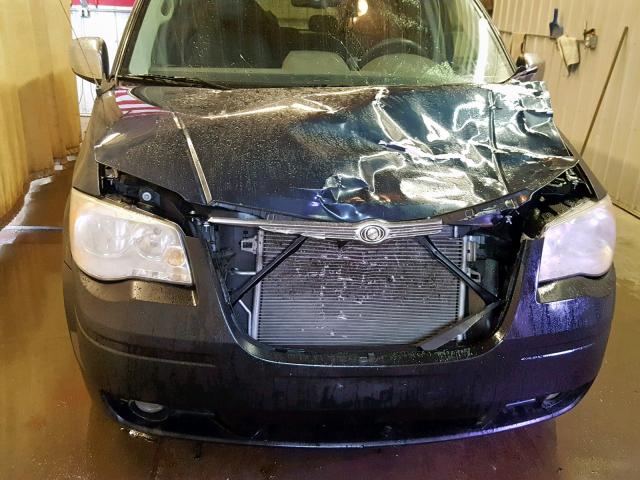 2A8HR54X39R629292 - 2009 CHRYSLER TOWN & COU BLUE photo 9