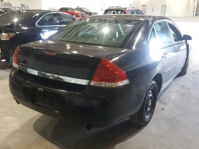 2G1WS581869385832 - 2006 CHEVROLET IMPALA POL BLACK photo 4