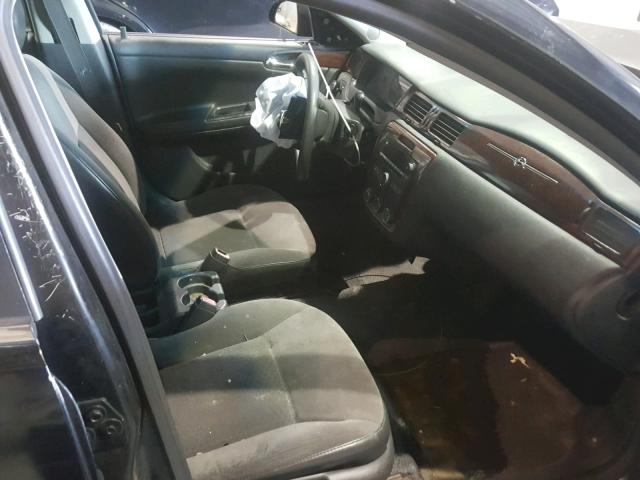 2G1WS581869385832 - 2006 CHEVROLET IMPALA POL BLACK photo 5