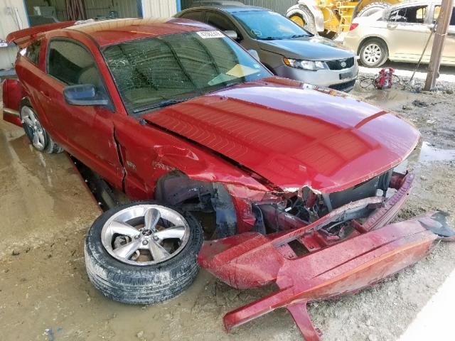 1ZVFT82HX75223272 - 2007 FORD MUSTANG GT RED photo 1