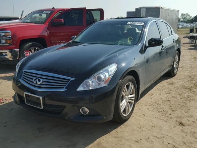 JN1CV6AR2BM410778 - 2011 INFINITI G37 BLACK photo 2