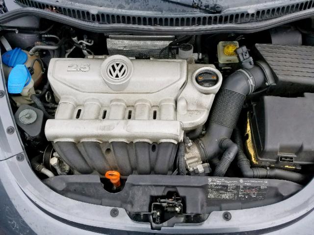 3VWEG31C57M508271 - 2007 VOLKSWAGEN NEW BEETLE GRAY photo 7