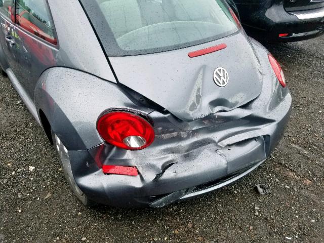 3VWEG31C57M508271 - 2007 VOLKSWAGEN NEW BEETLE GRAY photo 9