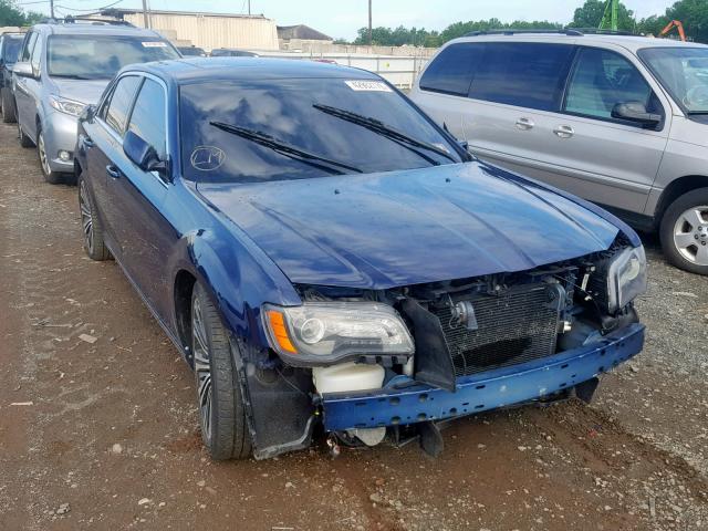 2C3CCABT0DH732720 - 2013 CHRYSLER 300 S BLUE photo 1