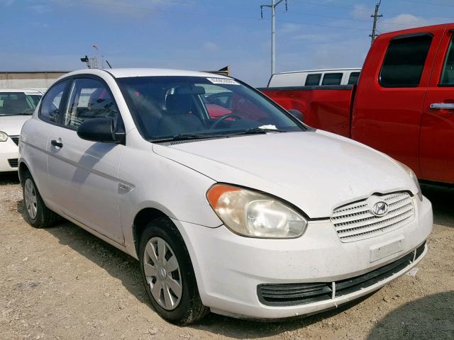 KMHCM36C27U034931 - 2007 HYUNDAI ACCENT GS WHITE photo 1