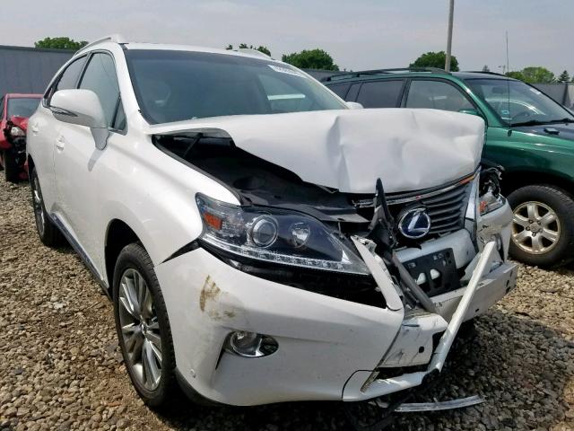 JTJBC1BA5E2455205 - 2014 LEXUS RX 450 WHITE photo 1