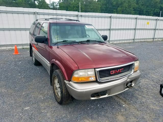 1GKDT13W6Y2398379 - 2000 GMC JIMMY / EN MAROON photo 1