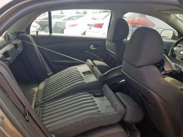 1G1ZC5EB6AF170800 - 2010 CHEVROLET MALIBU 1LT 石墨色 照片 6