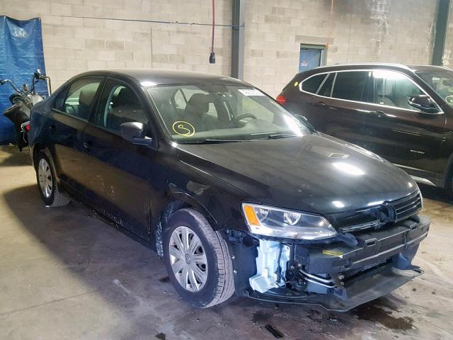 3VW2K7AJ0DM368357 - 2013 VOLKSWAGEN JETTA BASE BLACK photo 1