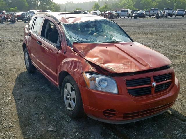 1B3HB28A59D169329 - 2009 DODGE CALIBER SE ORANGE photo 1