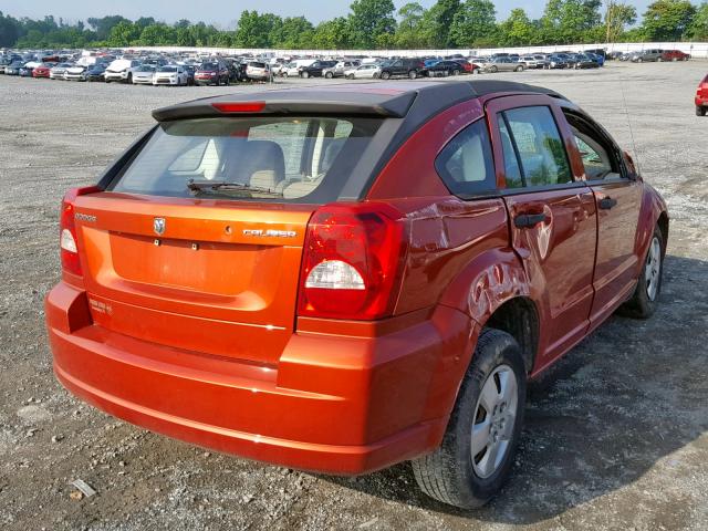 1B3HB28A59D169329 - 2009 DODGE CALIBER SE ORANGE photo 4