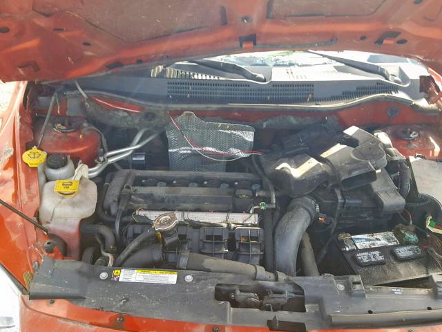 1B3HB28A59D169329 - 2009 DODGE CALIBER SE ORANGE photo 7