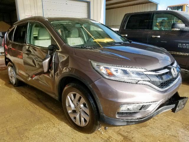 2HKRM3H76FH539278 - 2015 HONDA CR-V EXL GRAY photo 1