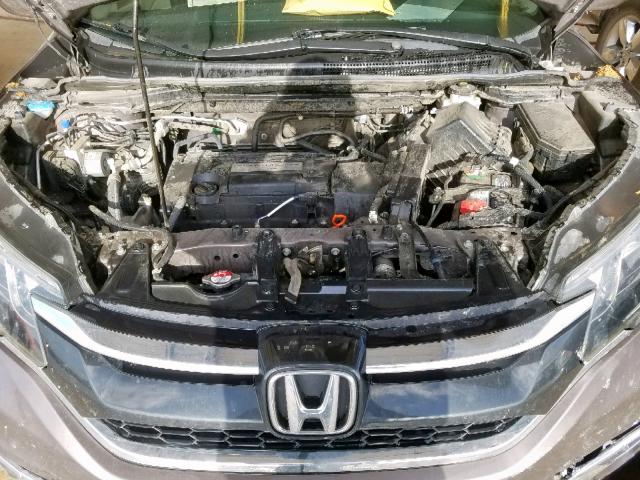 2HKRM3H76FH539278 - 2015 HONDA CR-V EXL GRAY photo 7