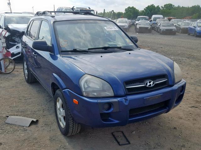 KM8JM12B76U355659 - 2006 HYUNDAI TUCSON GL BLUE photo 1