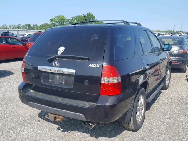 2HNYD18733H551693 - 2003 ACURA MDX TOURIN BLACK photo 4