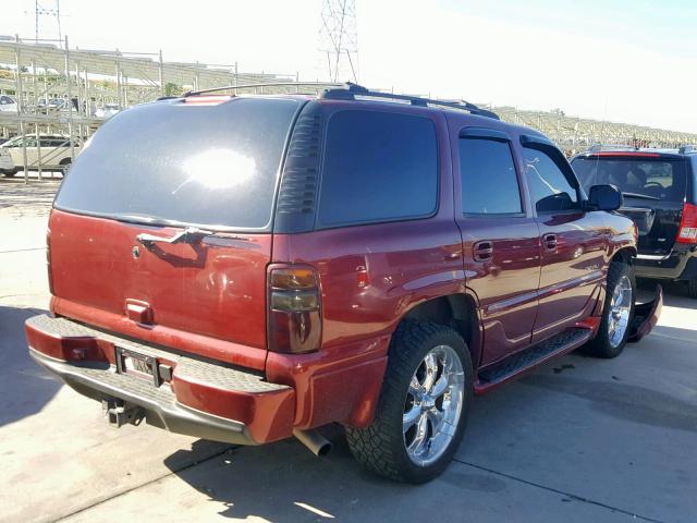 1GKEK63U53J325800 - 2003 GMC YUKON DENA RED photo 4