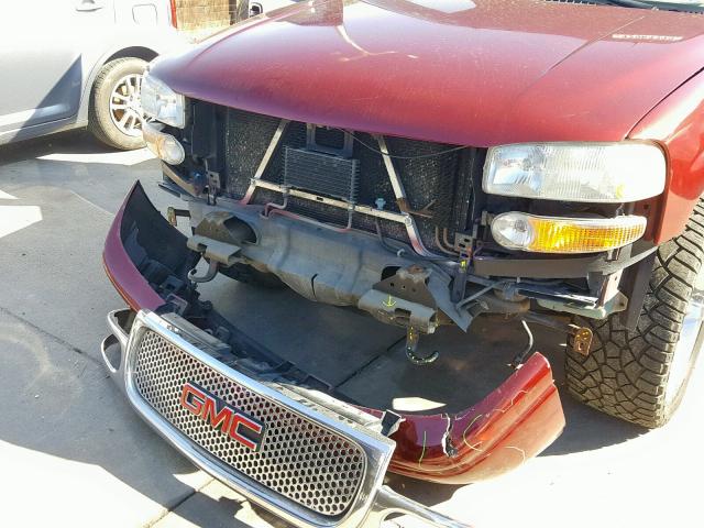 1GKEK63U53J325800 - 2003 GMC YUKON DENA RED photo 9