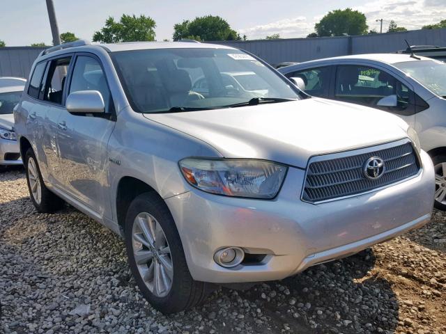 JTEEW44A182014547 - 2008 TOYOTA HIGHLANDER SILVER photo 1