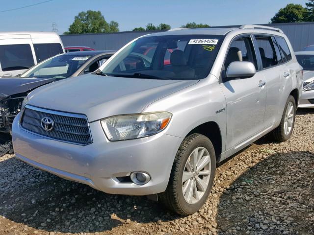 JTEEW44A182014547 - 2008 TOYOTA HIGHLANDER SILVER photo 2