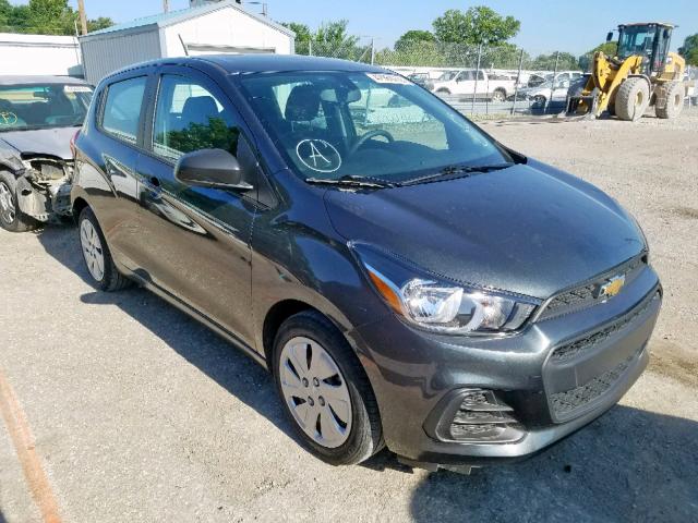 KL8CB6SA6HC831036 - 2017 CHEVROLET SPARK LS GRAY photo 1