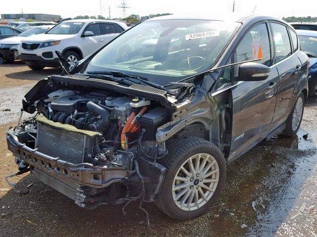 1FADP5BU1GL107292 - 2016 FORD C-MAX SEL GRAY photo 2