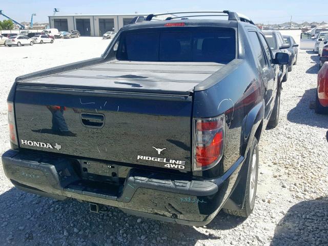 5FPYK1F50CB451240 - 2012 HONDA RIDGELINE BLACK photo 4