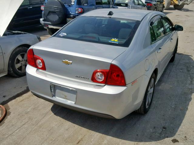 1G1ZC5E01CF310768 - 2012 CHEVROLET MALIBU 1LT SILVER photo 4