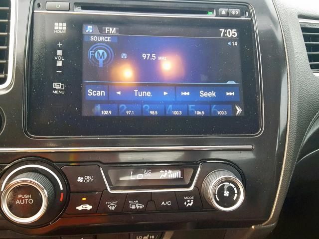 2HGFB2F93FH517708 - 2015 HONDA CIVIC EXL Qara foto 9