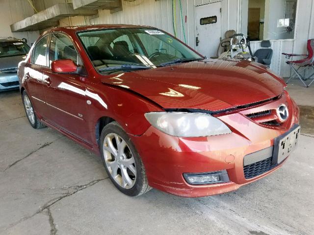 JM1BK323791216754 - 2009 MAZDA 3 S BURGUNDY photo 1