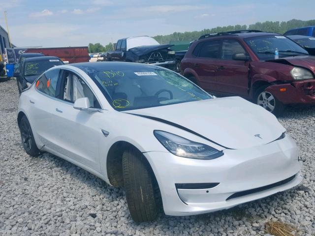 5YJ3E1EB7KF213580 - 2019 TESLA MODEL 3 WHITE photo 1