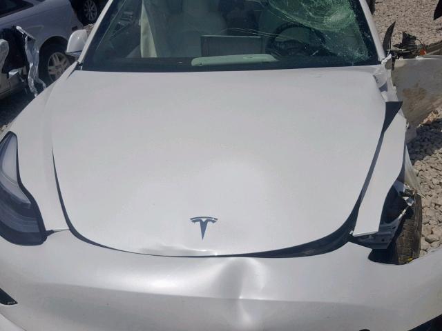 5YJ3E1EB7KF213580 - 2019 TESLA MODEL 3 WHITE photo 7