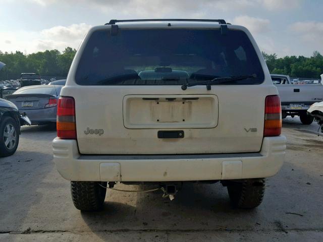 1J4GZ48Y6WC270891 - 1998 JEEP GRAND CHER WHITE photo 10