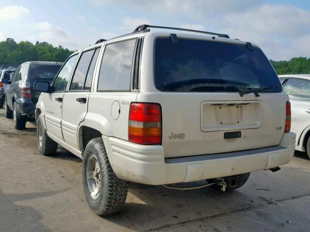 1J4GZ48Y6WC270891 - 1998 JEEP GRAND CHER WHITE photo 3