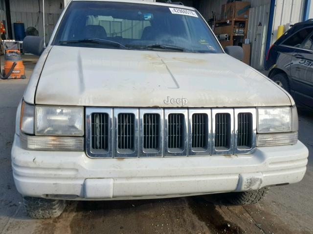 1J4GZ48Y6WC270891 - 1998 JEEP GRAND CHER WHITE photo 9