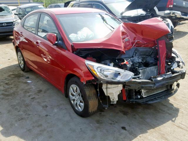 KMHCT4AE5GU016778 - 2016 HYUNDAI ACCENT SE RED photo 1