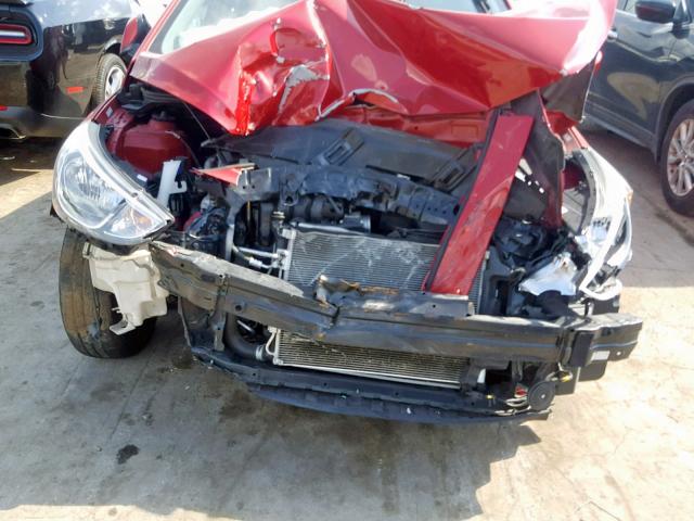 KMHCT4AE5GU016778 - 2016 HYUNDAI ACCENT SE RED photo 9